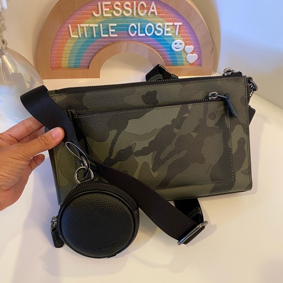 🎀 Coach Holden Crossbody With Camo Print - Picture 5 of 5